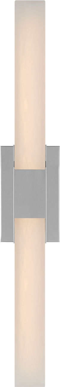 Covet 28" Double Bath Light | Polished Nickel | Alabaster
