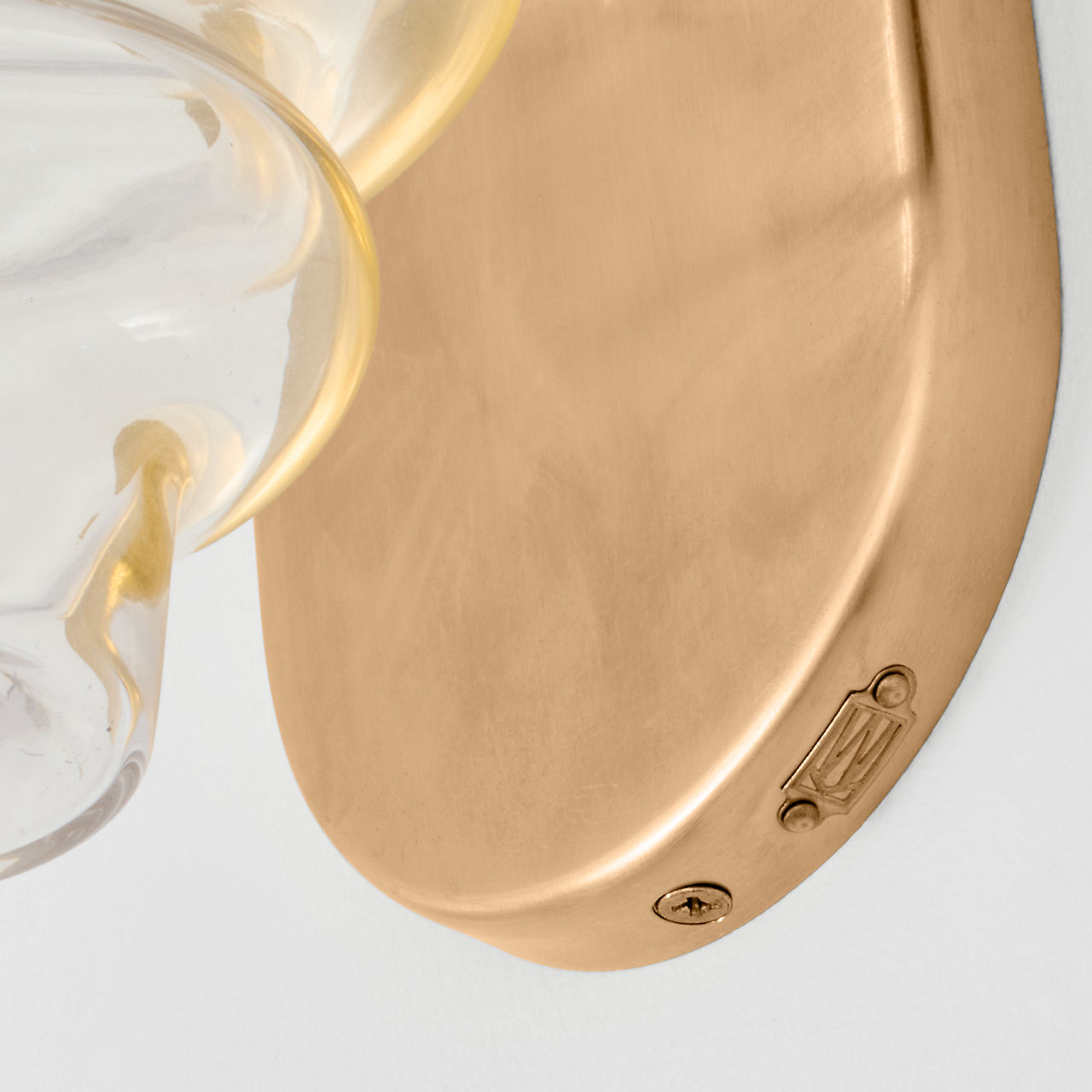 Tableau Large Sconce | Antique-Burnished Brass | Clear Glass