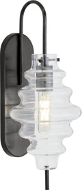 Tableau Large Sconce | Bronze | Clear Glass