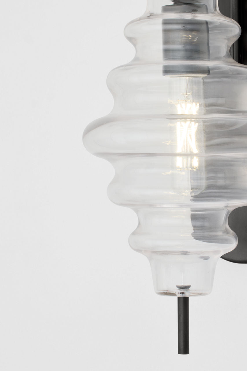 Tableau Large Sconce | Bronze | Clear Glass