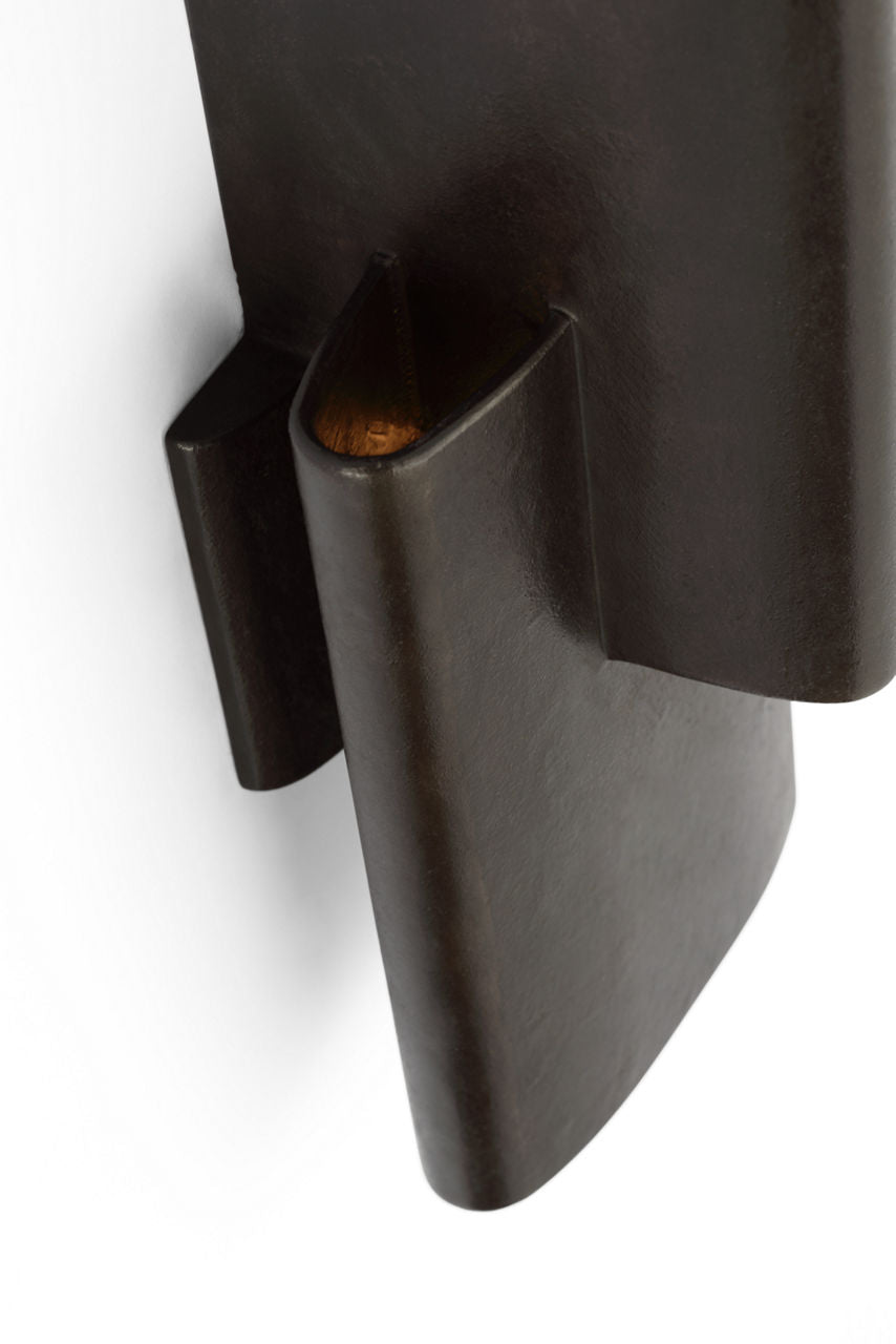 Lotura 16" Intersecting Sconce | Museum Black