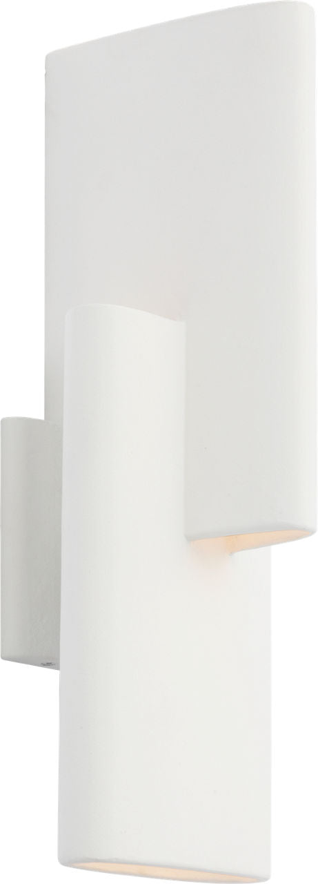 Lotura 16" Intersecting Sconce | Museum White