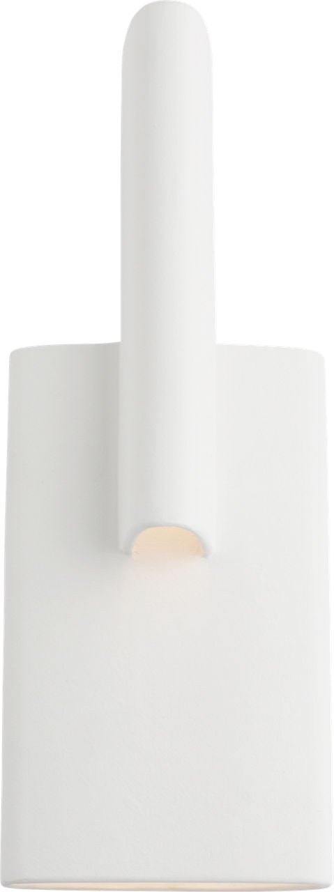 Lotura 16" Intersecting Sconce | Museum White