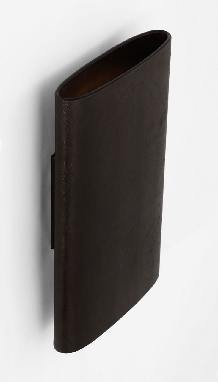 Lotura 12" Pocket Sconce | Museum Black