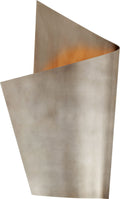 Piel Left Wrapped Sconce | Pewter