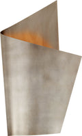 Piel Right Wrapped Sconce | Pewter