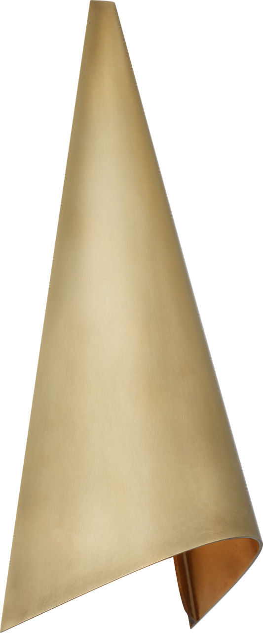 Piel 9" Indoor/Outdoor Wall Wash | Antique-Burnished Brass