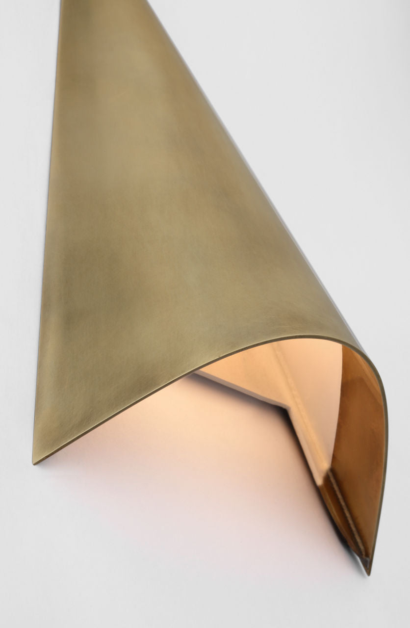 Piel 9" Indoor/Outdoor Wall Wash | Antique-Burnished Brass