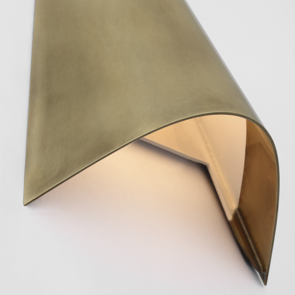 Piel 9" Indoor/Outdoor Wall Wash | Antique-Burnished Brass