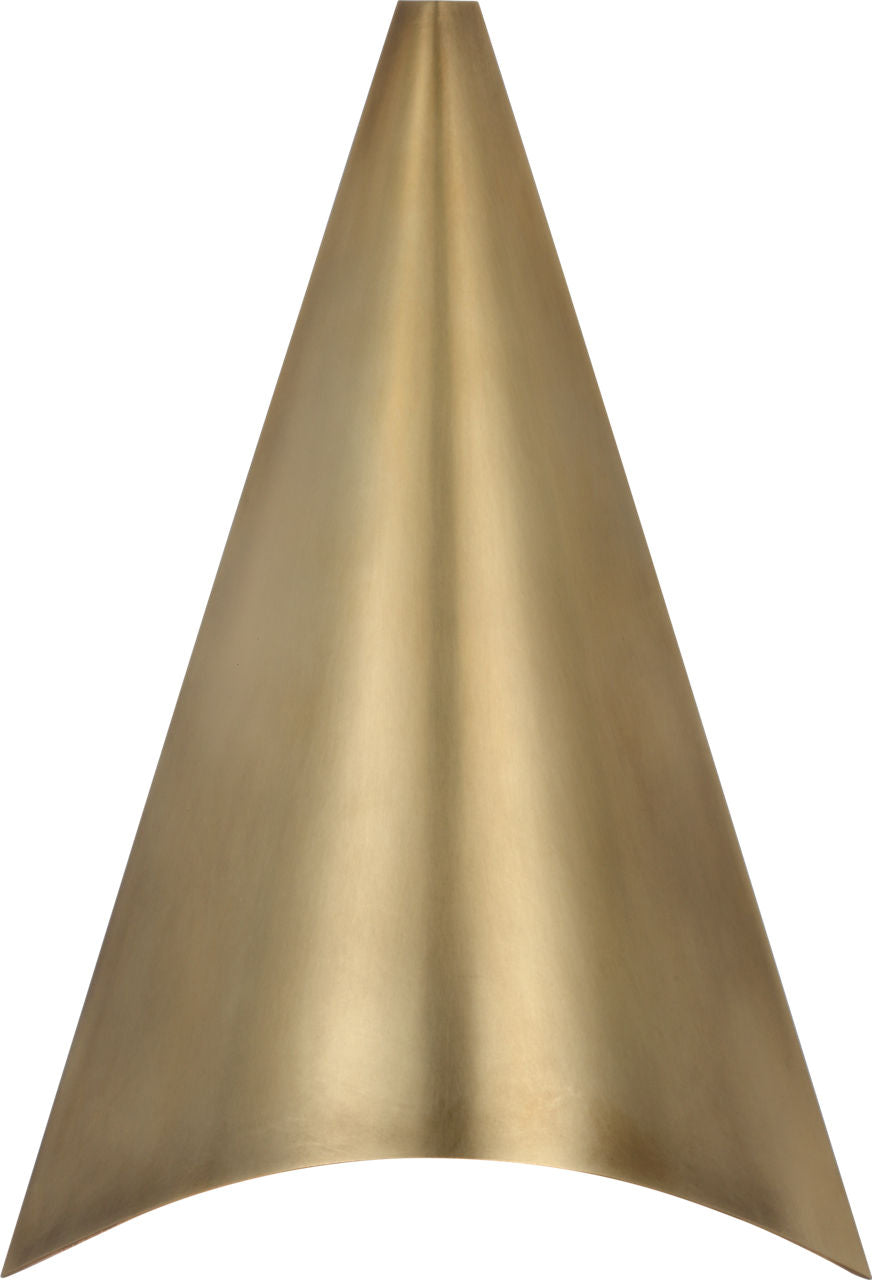 Piel 9" Indoor/Outdoor Wall Wash | Antique-Burnished Brass
