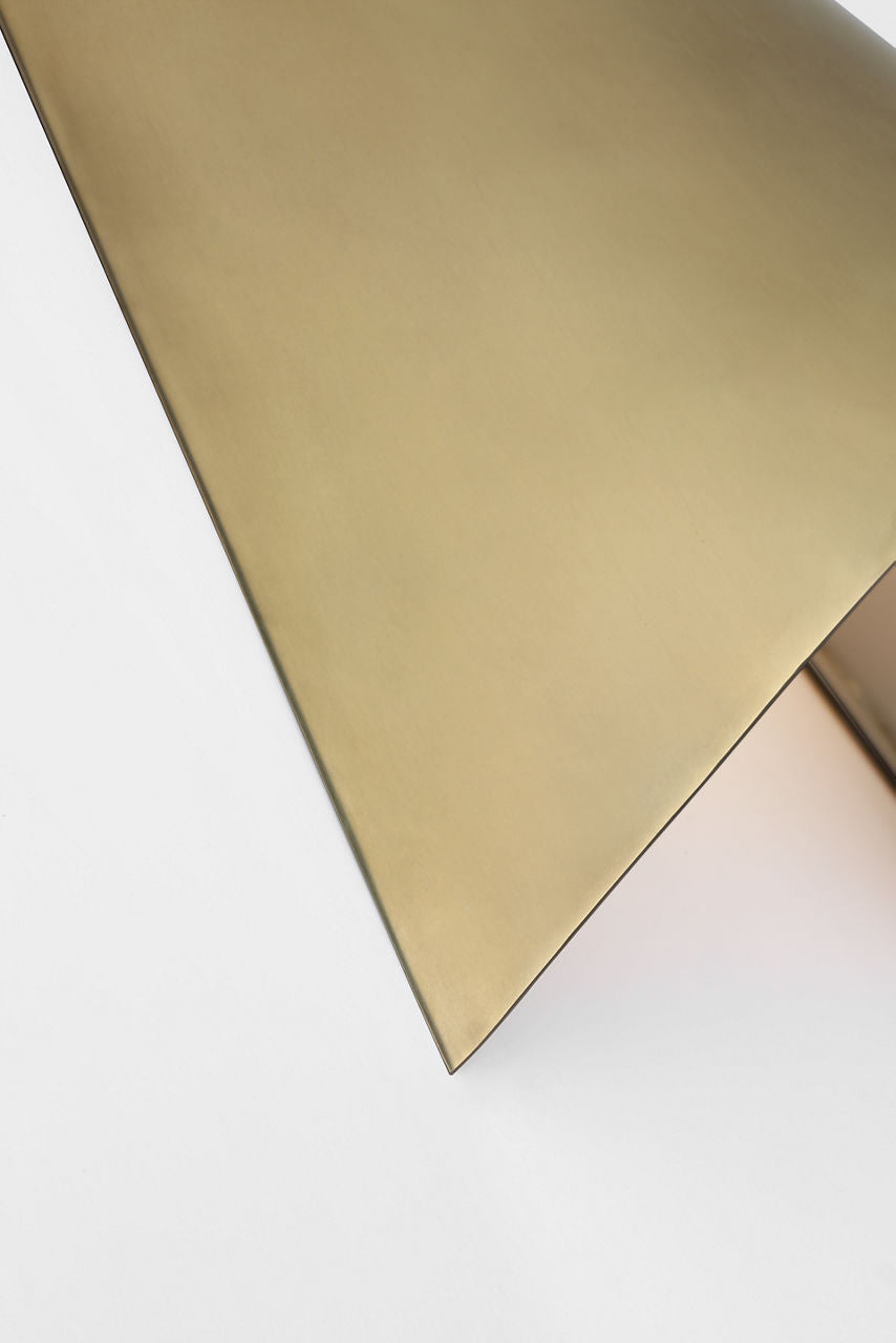 Piel 20" Indoor/Outdoor Wall Wash | Antique-Burnished Brass
