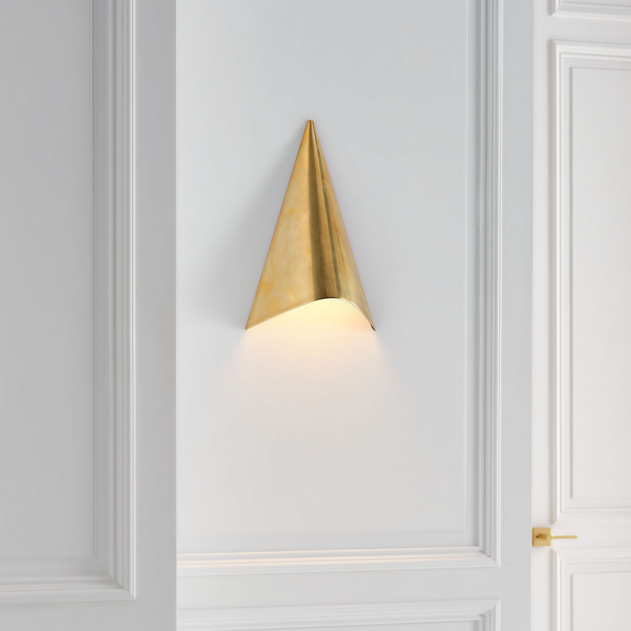 Piel 20" Indoor/Outdoor Wall Wash | Antique-Burnished Brass