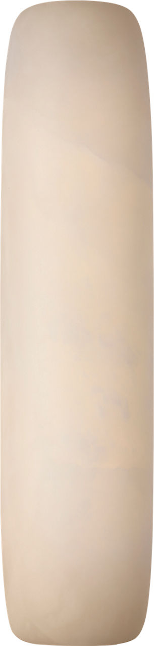 Formosa 20" Linear Sconce | Alabaster and Antique-Burnished Brass