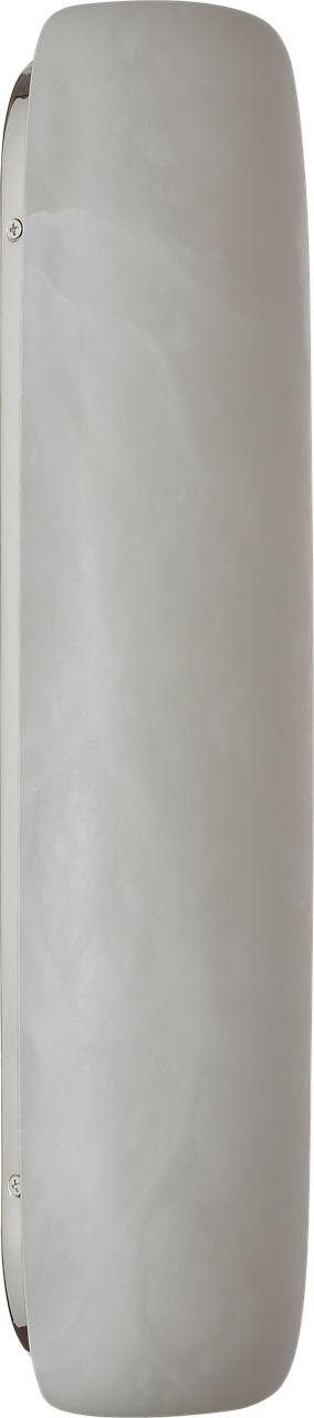 Formosa 20" Linear Sconce | Alabaster and Polished Nickel