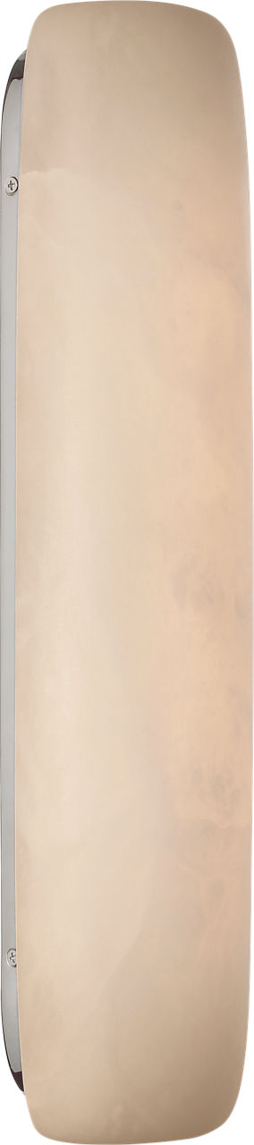 Formosa 20" Linear Sconce | Alabaster and Polished Nickel