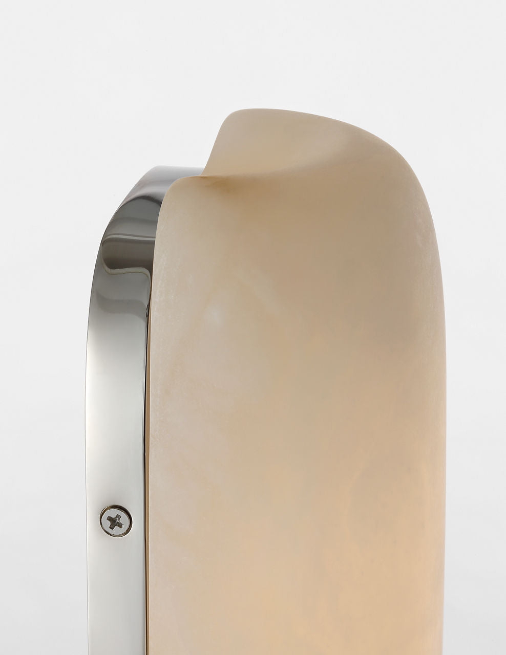 Formosa 20" Linear Sconce | Alabaster and Polished Nickel