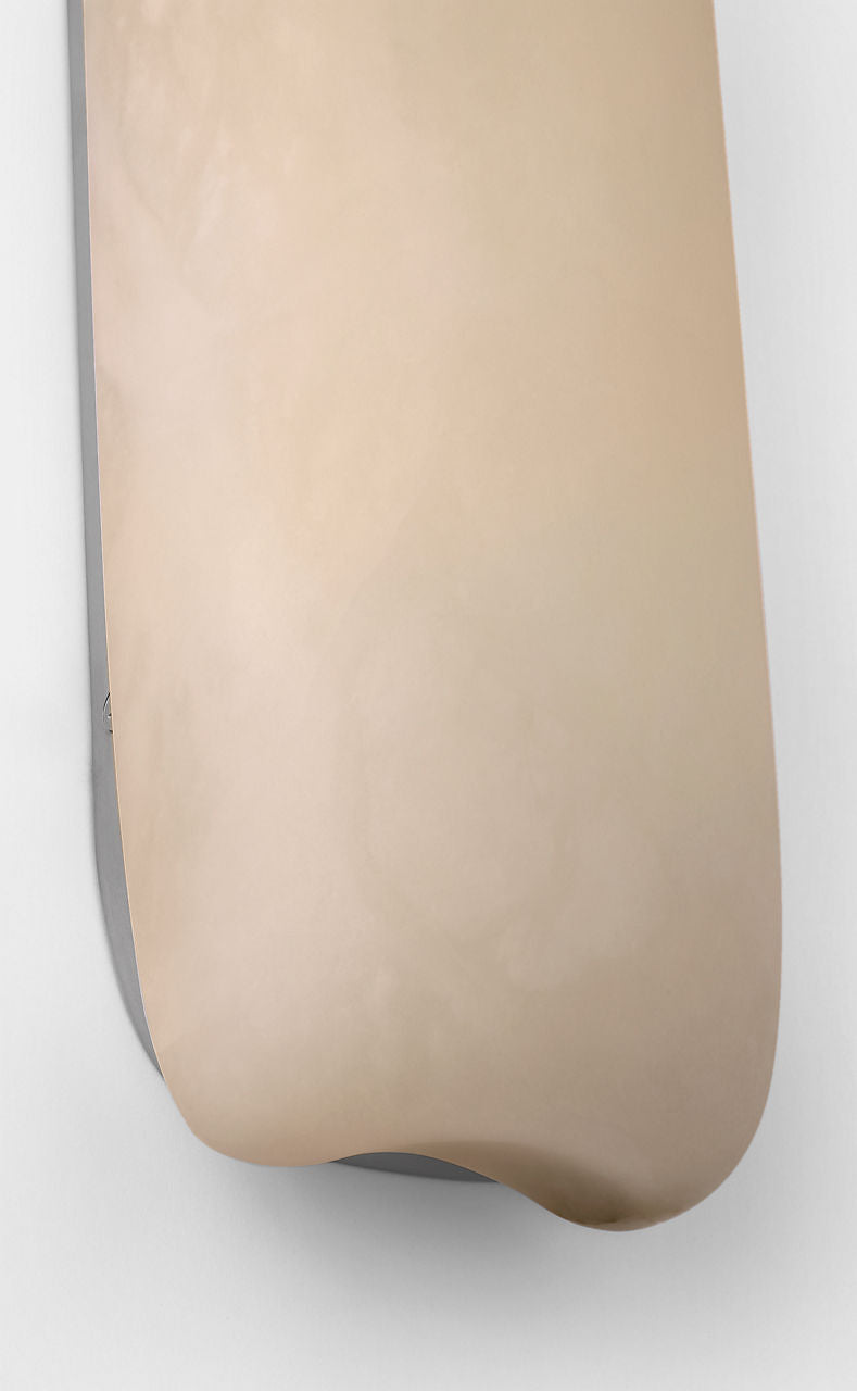 Formosa 20" Linear Sconce | Alabaster and Polished Nickel