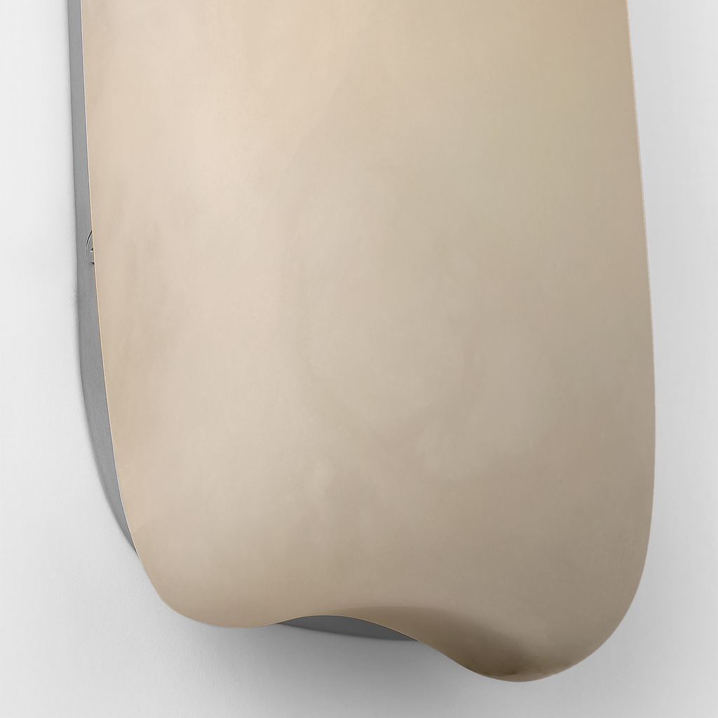 Formosa 20" Linear Sconce | Alabaster and Polished Nickel