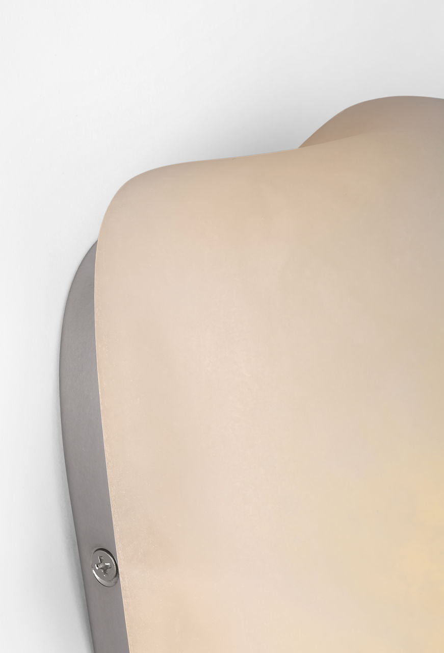 Formosa 20" Linear Sconce | Alabaster and Polished Nickel