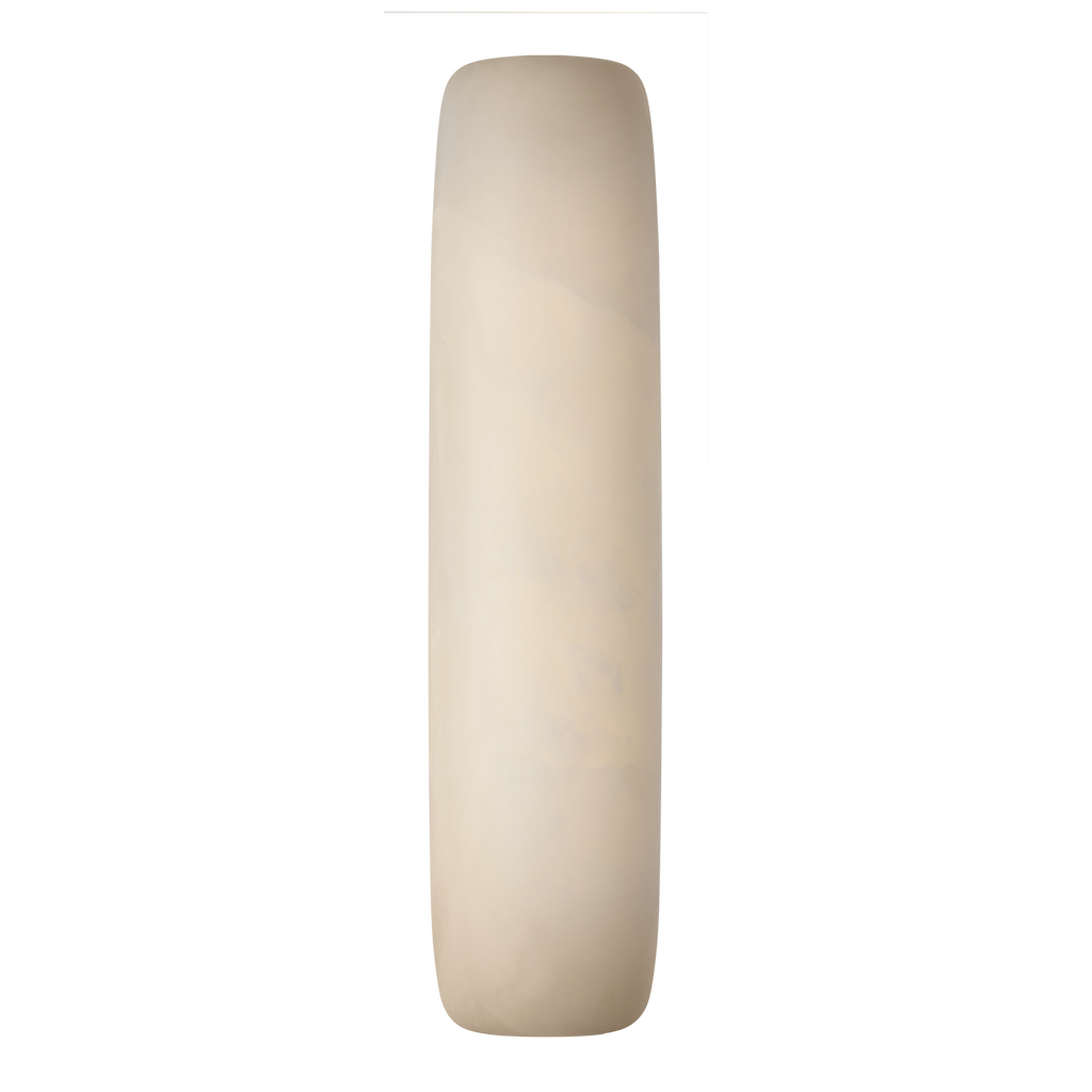 Formosa 20" Linear Sconce | Alabaster and Polished Nickel