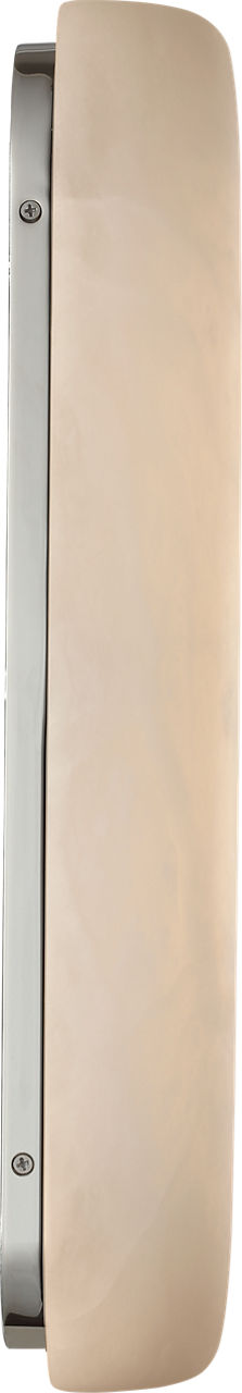 Formosa 20" Linear Sconce | Alabaster and Polished Nickel