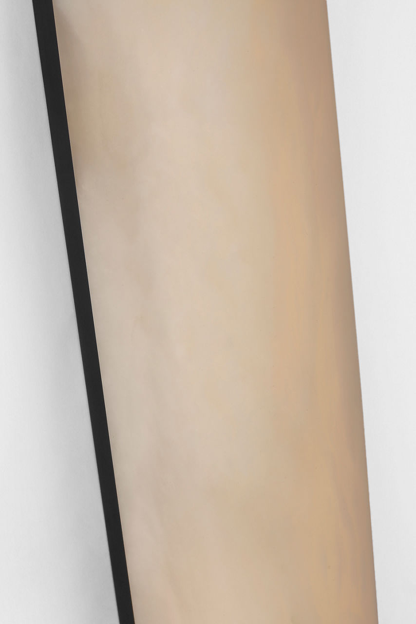 Formosa 26" Linear Sconce | Alabaster and Bronze