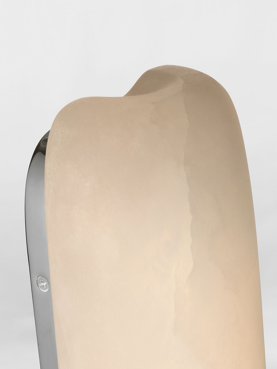Formosa 26" Linear Sconce | Alabaster and Polished Nickel