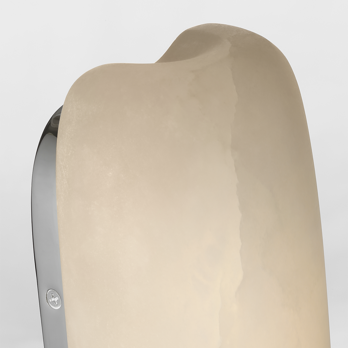 Formosa 26" Linear Sconce | Alabaster and Polished Nickel
