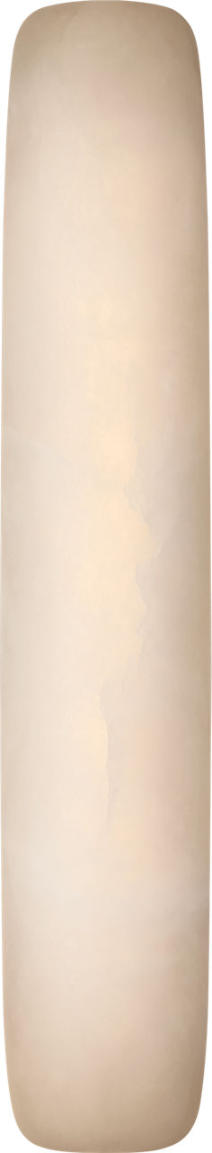 Formosa 26" Linear Sconce | Alabaster and Polished Nickel