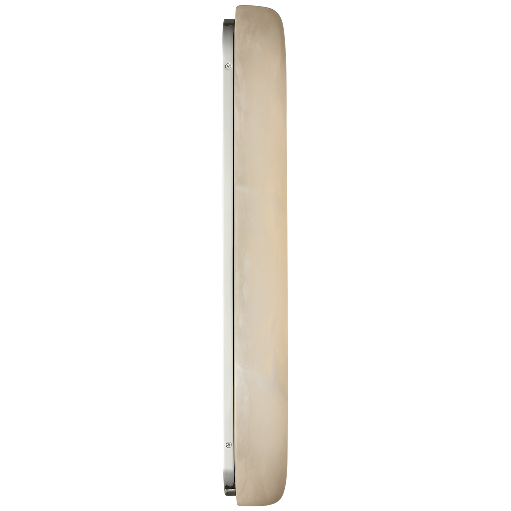 Formosa 26" Linear Sconce | Alabaster and Polished Nickel