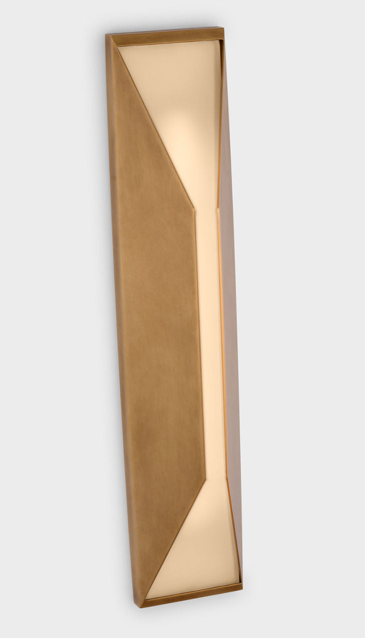 Stretto 24" Sconce | Antique Burnished Brass | Frosted Glass