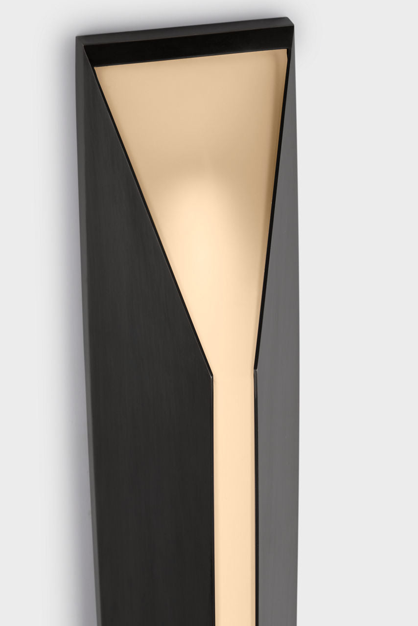 Stretto 24" Sconce | Bronze | Frosted Glass