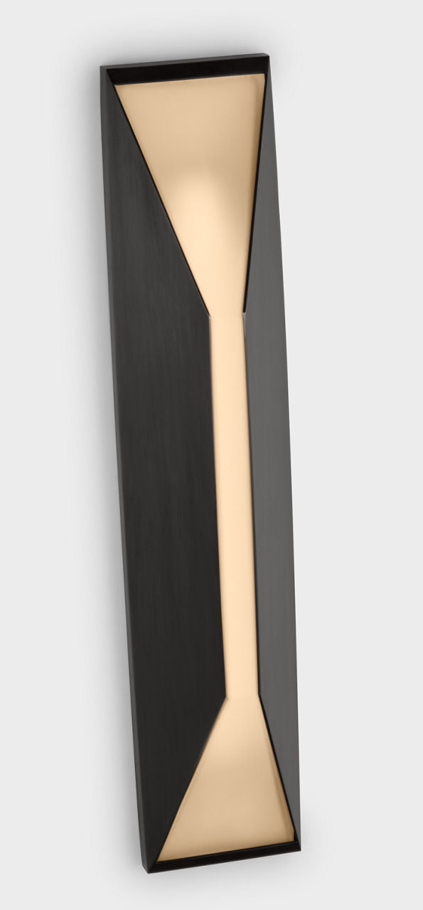 Stretto 24" Sconce | Bronze | Frosted Glass