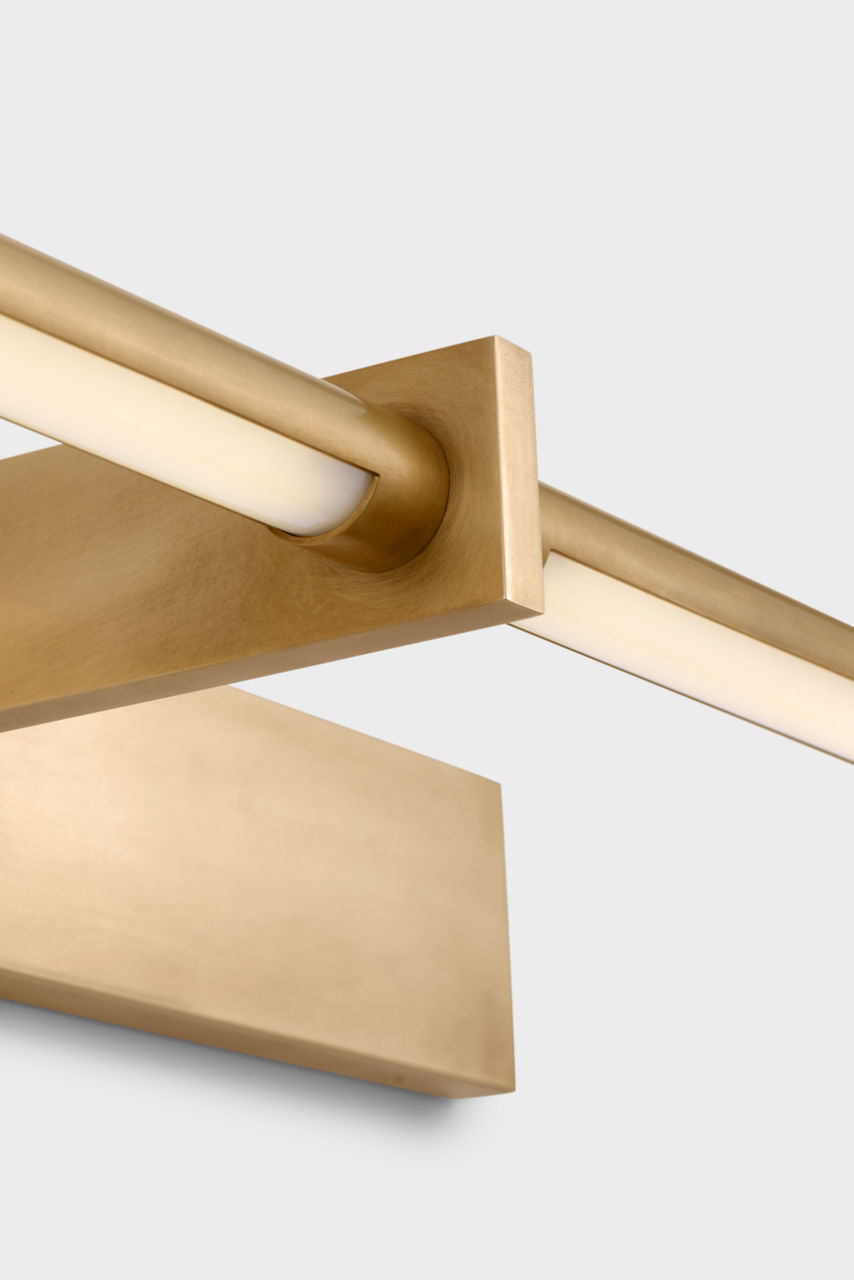 Axis 30" Picture Light | Antique-Burnished Brass