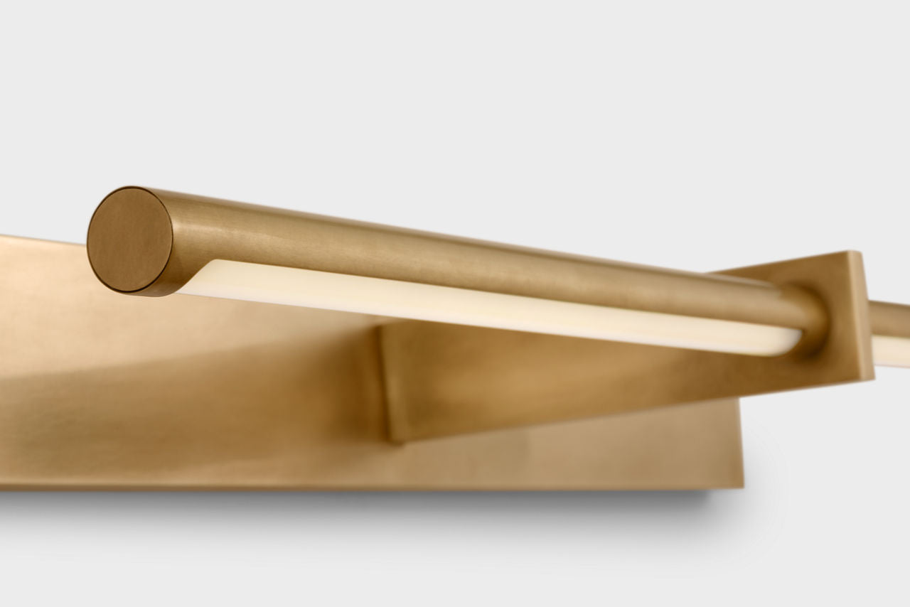 Axis 30" Picture Light | Antique-Burnished Brass