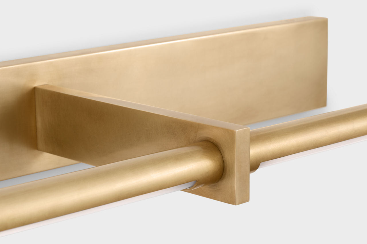 Axis 30" Picture Light | Antique-Burnished Brass