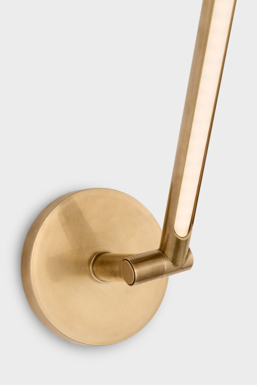 Cona Large Sconce | Antique-Burnished Brass