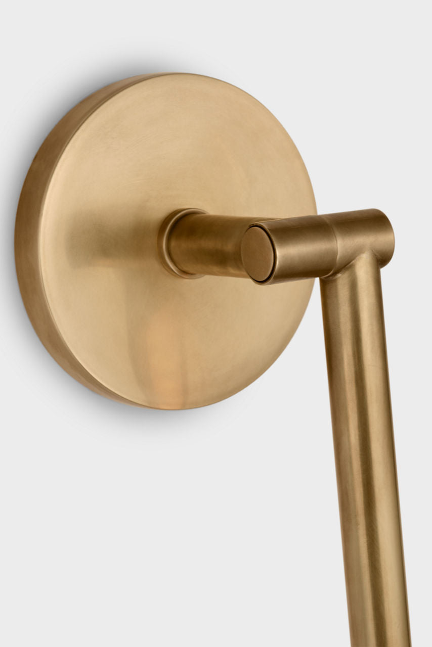 Cona Large Sconce | Antique-Burnished Brass