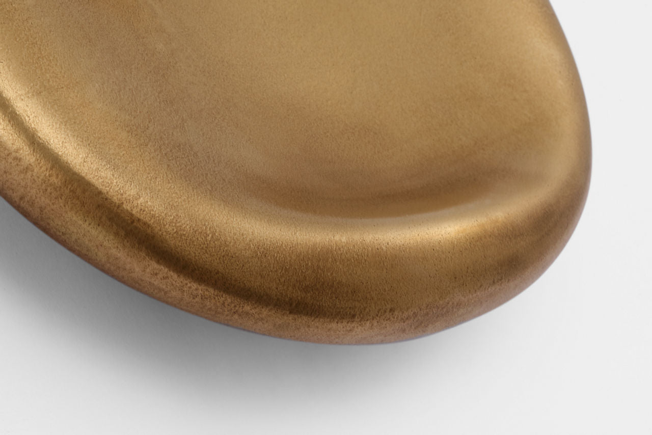 Esculpa 14" Rounded Wall Light | Museum Brass