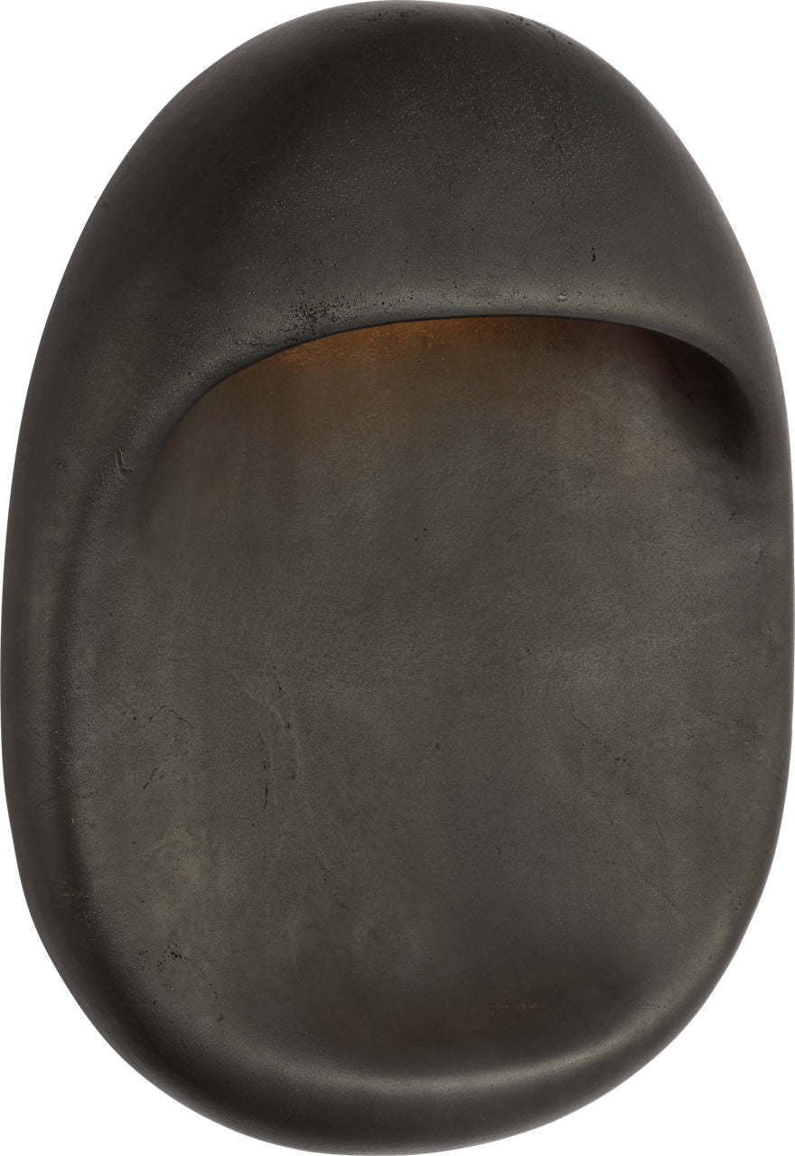 Esculpa 14" Rounded Wall Light | Museum Bronze