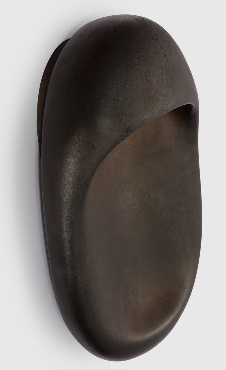 Esculpa 14" Rounded Wall Light | Museum Bronze