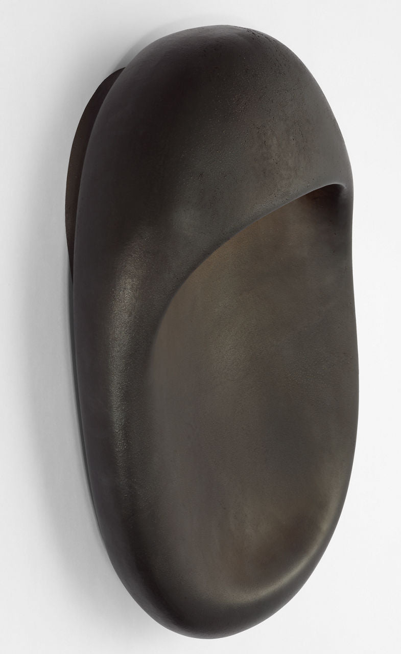 Esculpa 14" Rounded Wall Light | Museum Bronze