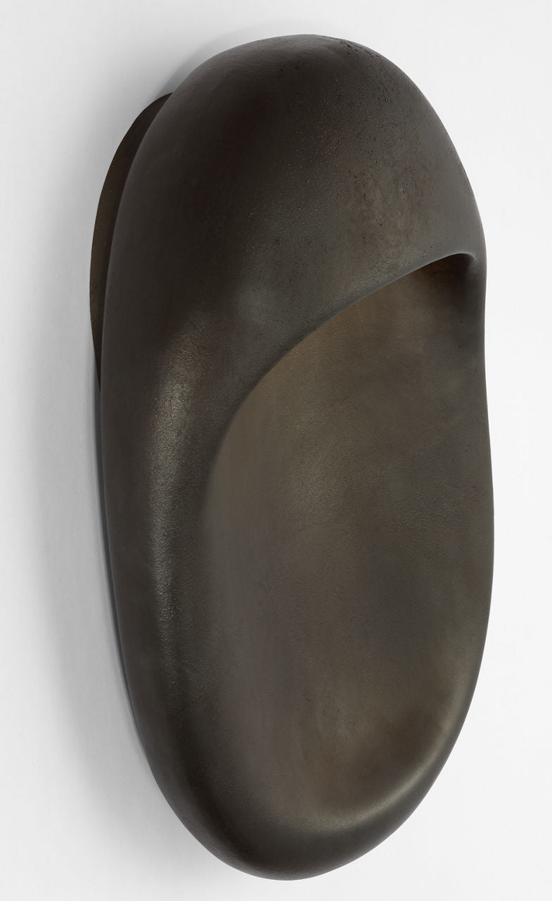 Esculpa 14" Rounded Wall Light | Museum Bronze