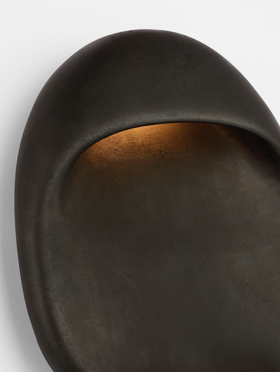 Esculpa 14" Rounded Wall Light | Museum Bronze