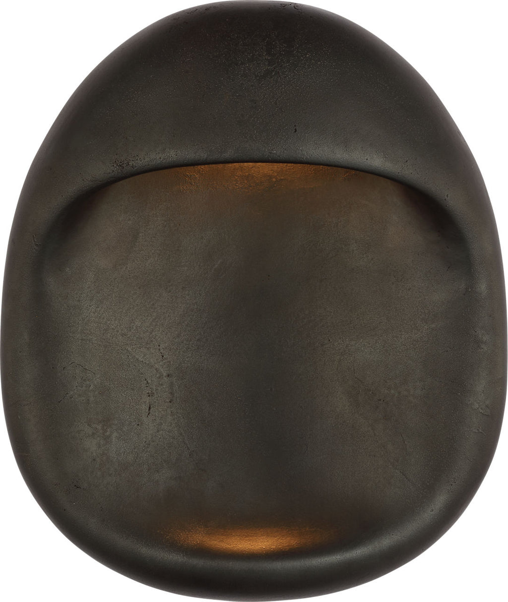 Esculpa 14" Rounded Wall Light | Museum Bronze