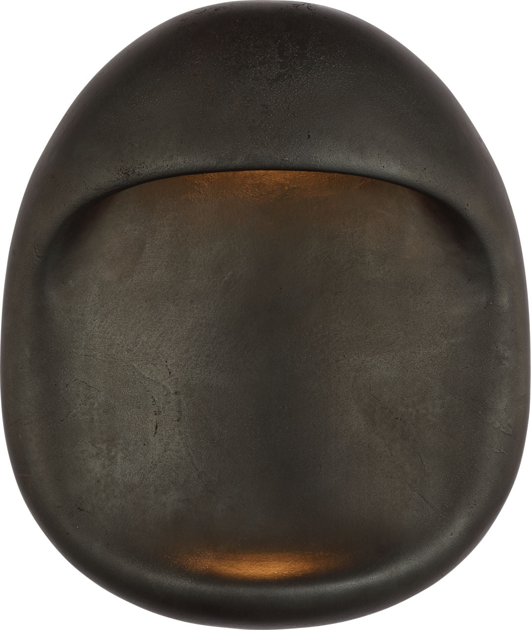 Esculpa 14" Rounded Wall Light | Museum Bronze