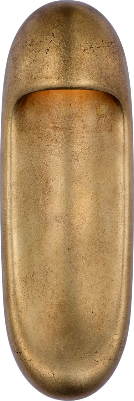 Esculpa 18" Elongated Wall Light | Museum Brass