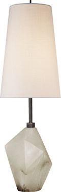 Halcyon Accent Cordless Table Lamp | Alabaster | Linen Shade