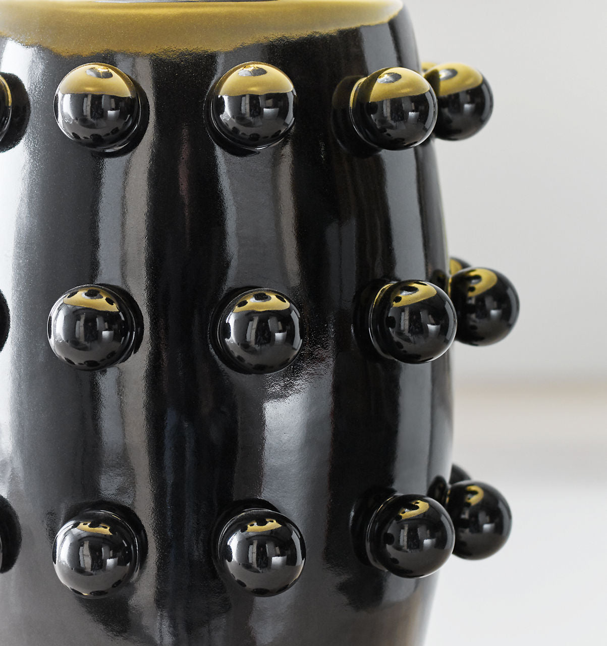 Linden Table Lamp | Black | Linen Shade