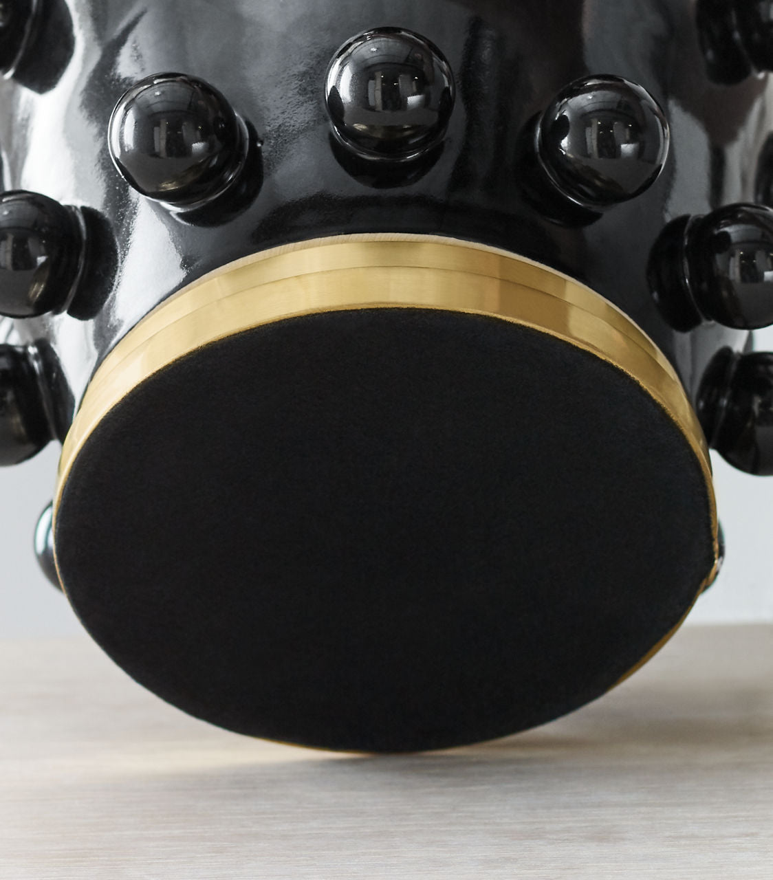 Linden Table Lamp | Black | Linen Shade